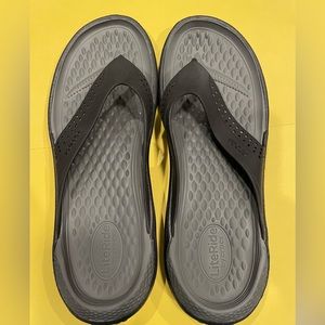 Men’s LiteRide Crocs flip flops size 13